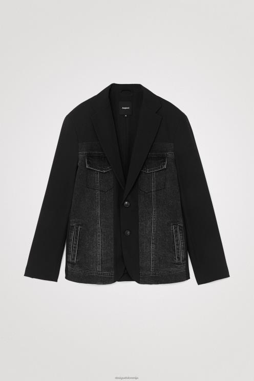oblačila NFXLT1642 moški Desigual blazer hibridni denim