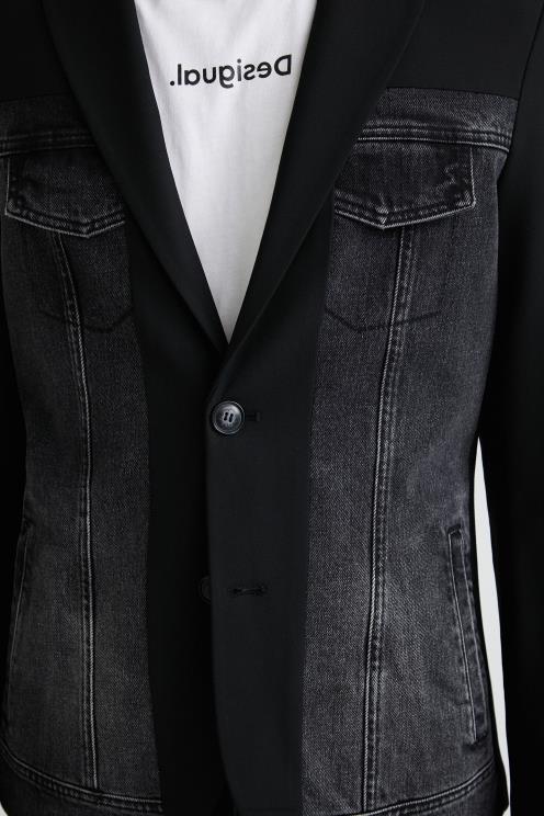 oblačila NFXLT1642 moški Desigual blazer hibridni denim