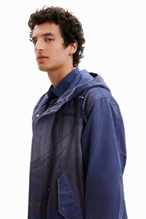 oblačila NFXLT1670 moški Desigual snemljiva podložena parka