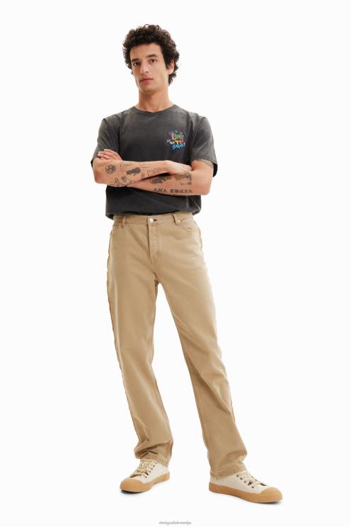 oblačila NFXLT1593 moški Desigual ravne sprane kavbojke