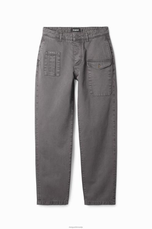 oblačila NFXLT1599 moški Desigual ravne kargo hlače