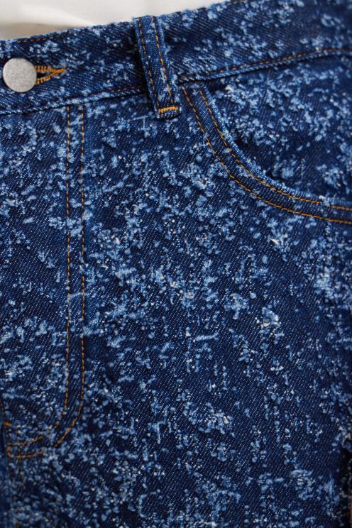 oblačila NFXLT1626 moški Desigual ravne teksturirane kavbojke