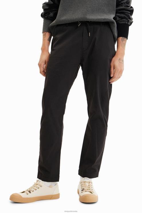 oblačila NFXLT1628 moški Desigual joggers iz keperja