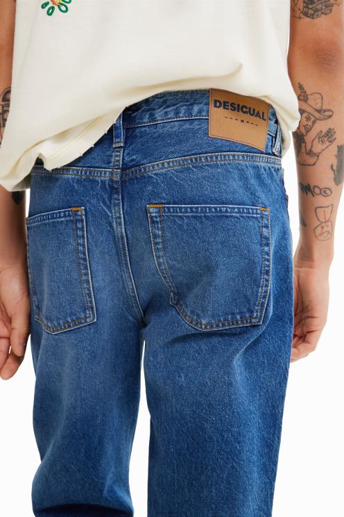 oblačila NFXLT1653 moški Desigual ravne kavbojke