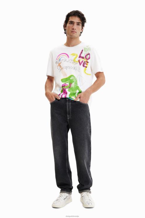 oblačila NFXLT1669 moški Desigual ravne kavbojke