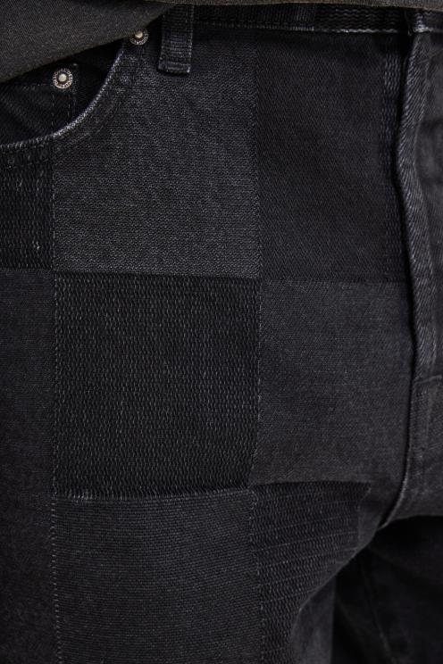 oblačila NFXLT1680 moški Desigual patchwork kratke hlače iz džinsa