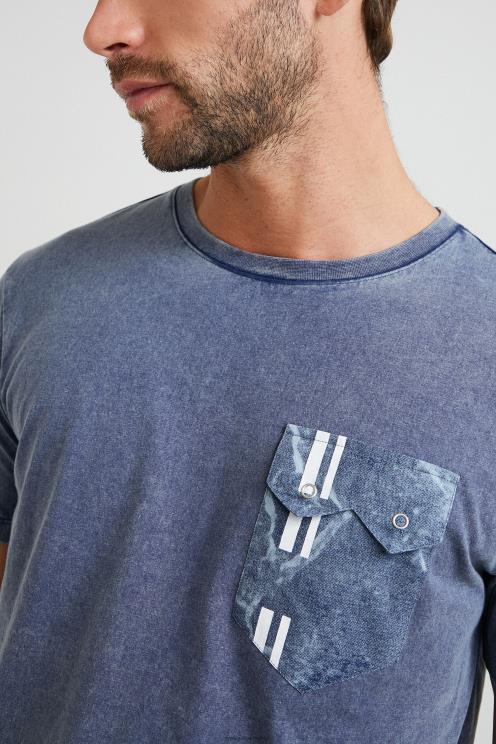 oblačila NFXLT1551 moški Desigual žep za majico