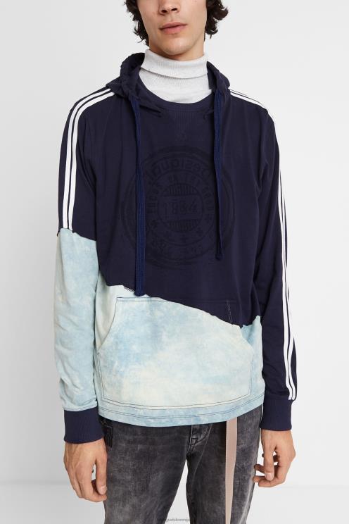 oblačila NFXLT1563 moški Desigual hibridna majica s kapuco