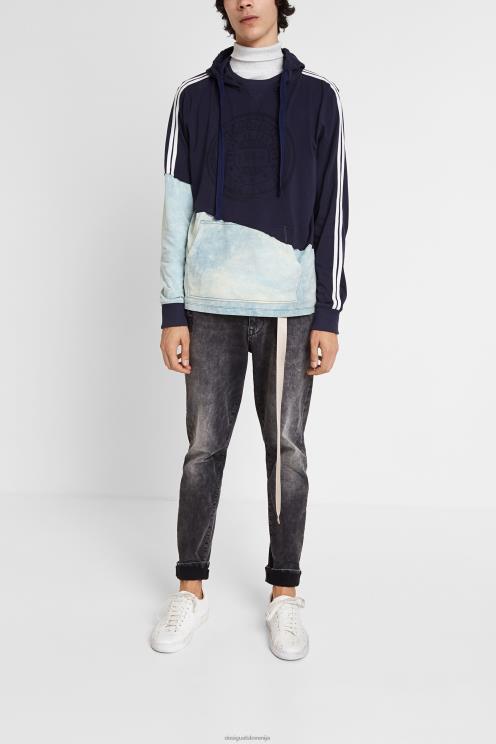 oblačila NFXLT1563 moški Desigual hibridna majica s kapuco