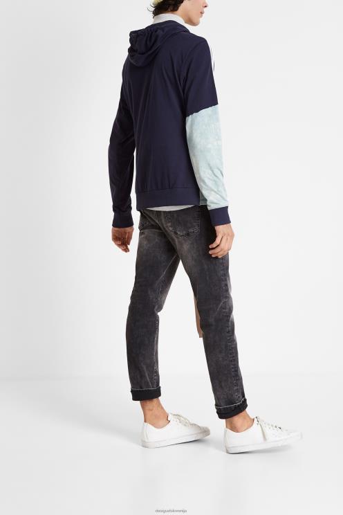 oblačila NFXLT1563 moški Desigual hibridna majica s kapuco