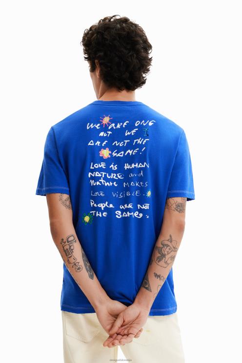 oblačila NFXLT1573 moški Desigual sončna majica s kratkimi rokavi