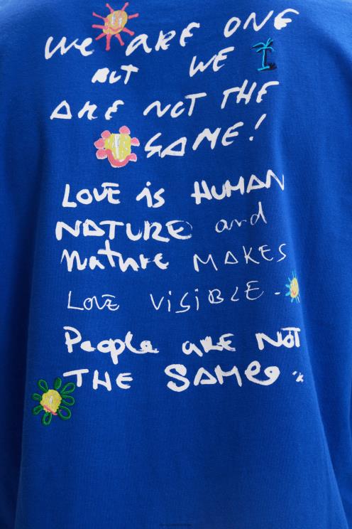 oblačila NFXLT1573 moški Desigual sončna majica s kratkimi rokavi