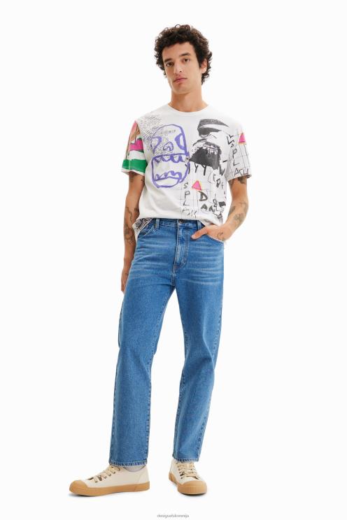 oblačila NFXLT1576 moški Desigual ilustracijska majica