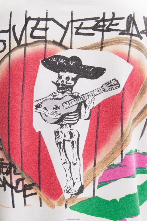 oblačila NFXLT1576 moški Desigual ilustracijska majica