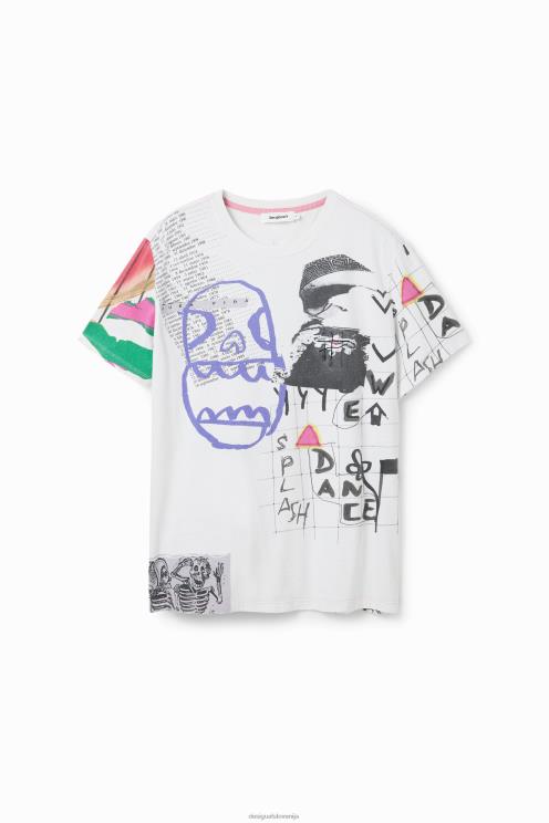 oblačila NFXLT1576 moški Desigual ilustracijska majica