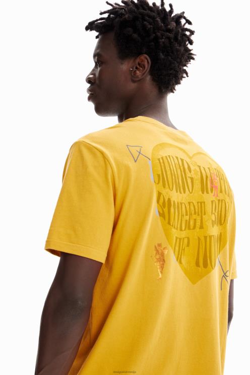 oblačila NFXLT1629 moški Desigual spletna srčkana majica