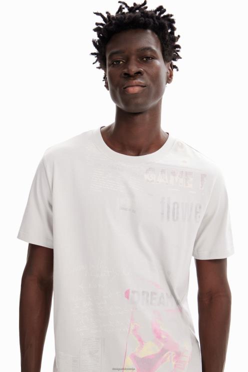 oblačila NFXLT1630 moški Desigual bombažna časopisna majica