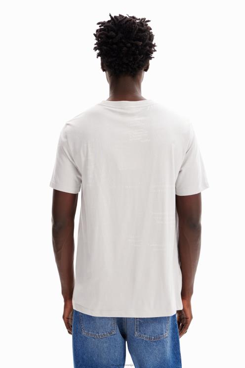 oblačila NFXLT1630 moški Desigual bombažna časopisna majica