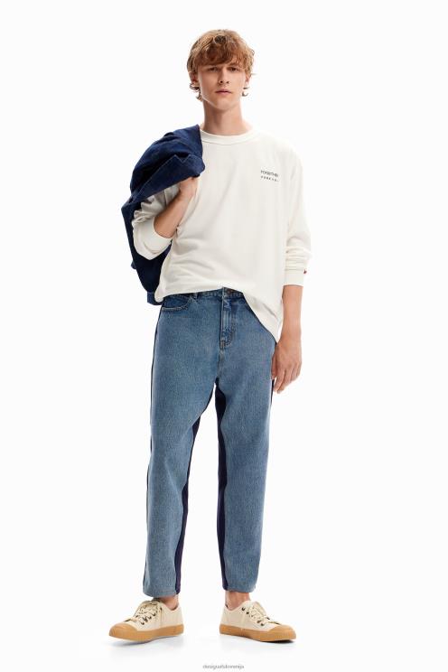 oblačila NFXLT1634 moški Desigual majica z umetniškimi sporočili