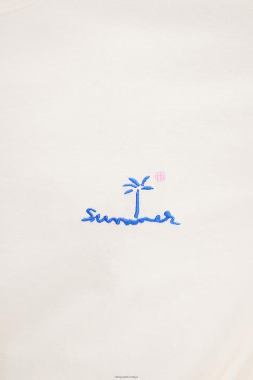 oblačila NFXLT1646 moški Desigual vezena navadna majica s kratkimi rokavi