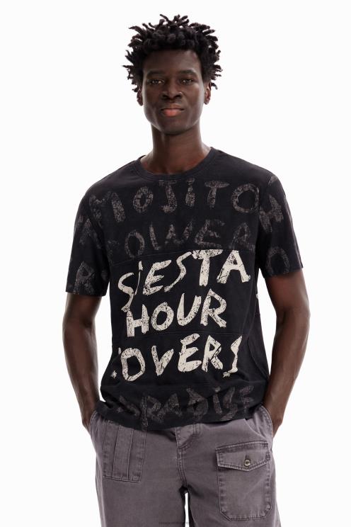 oblačila NFXLT1652 moški Desigual mojito majica s kratkimi rokavi