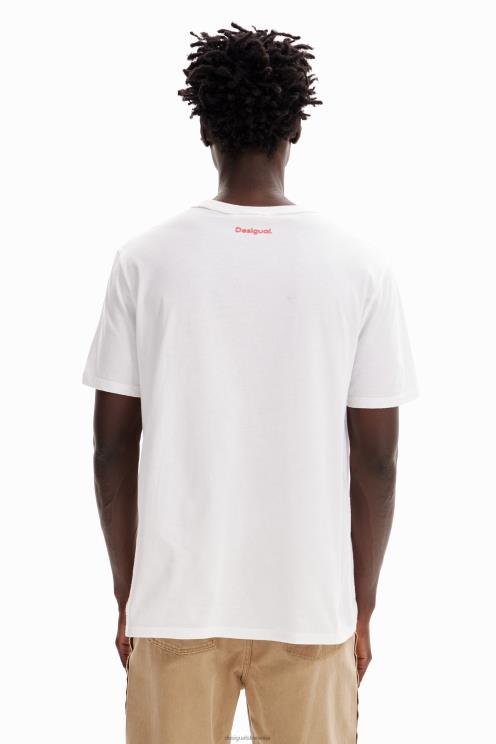 oblačila NFXLT1655 moški Desigual majica s kratkimi rokavi paradise