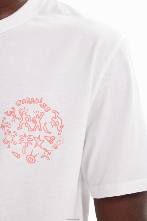 oblačila NFXLT1655 moški Desigual majica s kratkimi rokavi paradise