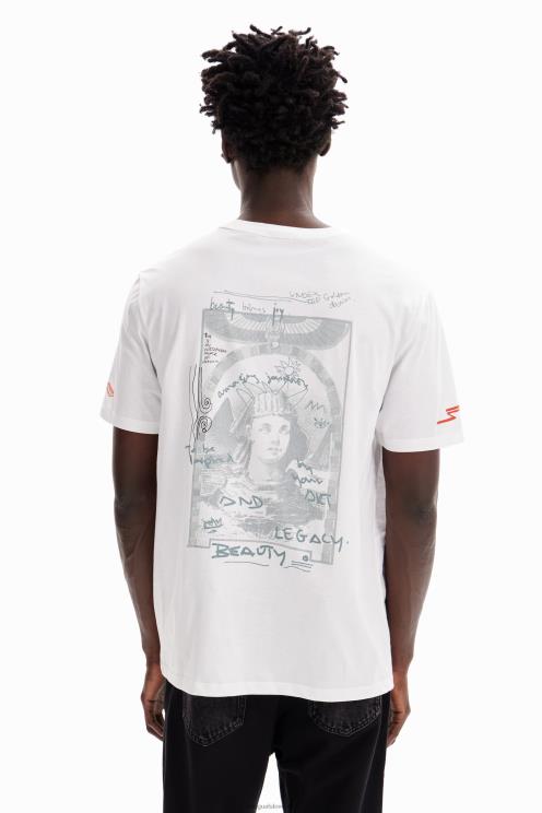 oblačila NFXLT1660 moški Desigual majica z našitki sfinge