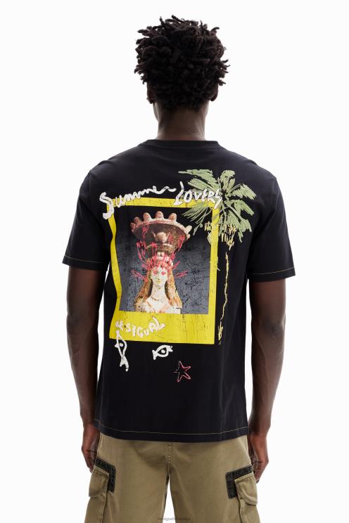 oblačila NFXLT1667 moški Desigual majica za ljubitelje poletja