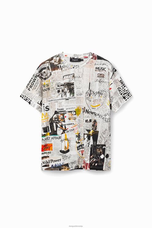 oblačila NFXLT1683 moški Desigual časopisna majica