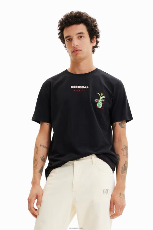 oblačila NFXLT1687 moški Desigual no es lo mismo majica s kratkimi rokavi