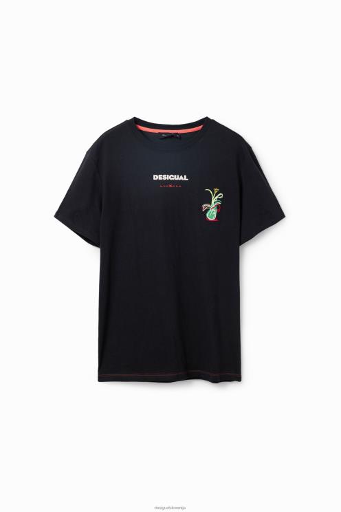 oblačila NFXLT1687 moški Desigual no es lo mismo majica s kratkimi rokavi