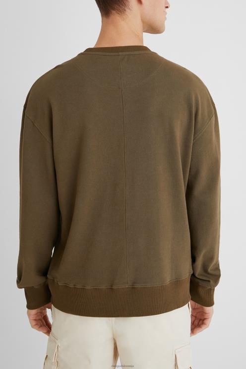 oblačila NFXLT1596 moški Desigual oversize jopica z asimetričnim robom