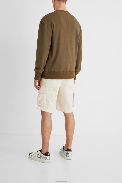 oblačila NFXLT1596 moški Desigual oversize jopica z asimetričnim robom