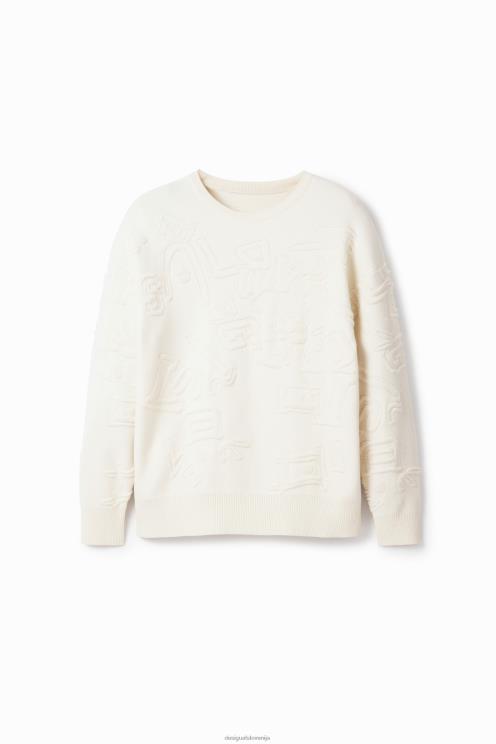 oblačila NFXLT1622 moški Desigual ohlapen pulover z učinkom brisanja