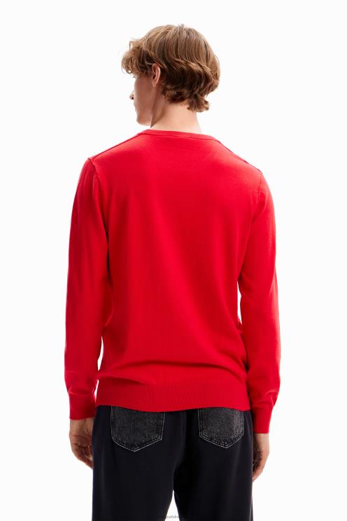 oblačila NFXLT1633 moški Desigual pulover z navadnimi šivi