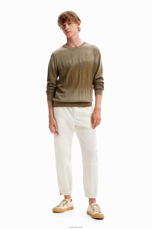 oblačila NFXLT1663 moški Desigual pulover degrade message