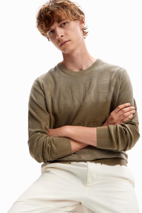 oblačila NFXLT1663 moški Desigual pulover degrade message