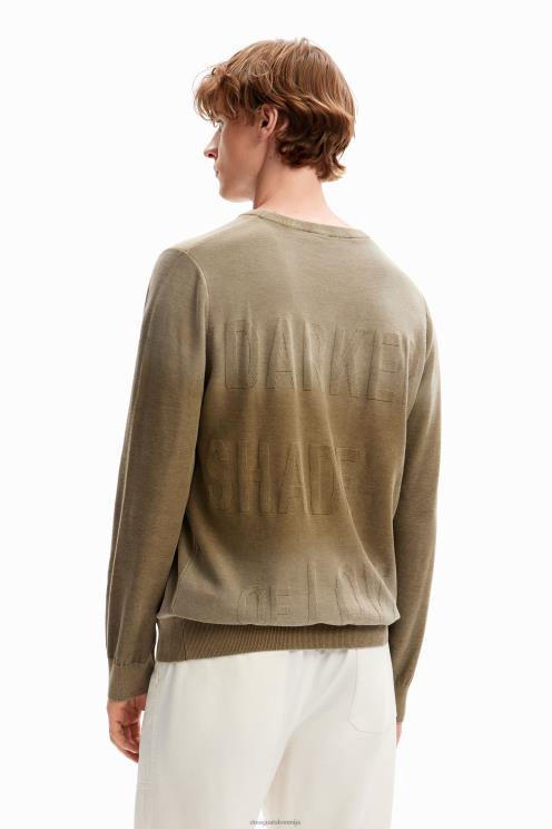 oblačila NFXLT1663 moški Desigual pulover degrade message