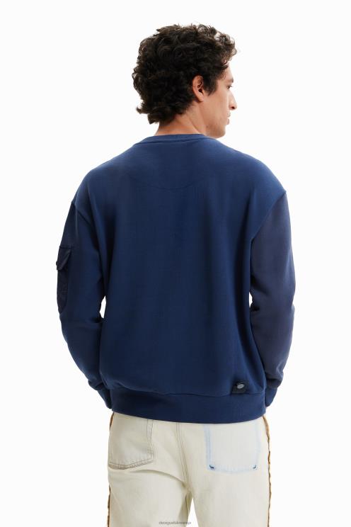 oblačila NFXLT1665 moški Desigual pulover pol-pol