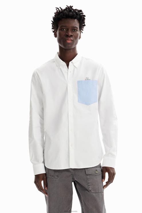 oblačila NFXLT1643 moški Desigual navadna srajca z žepi