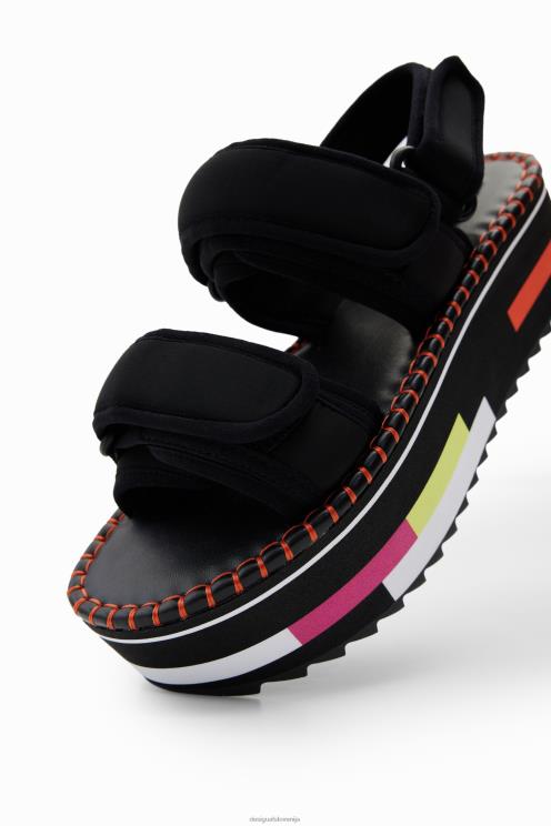 obutev NFXLT1011 ženske Desigual xl sandali s platformo