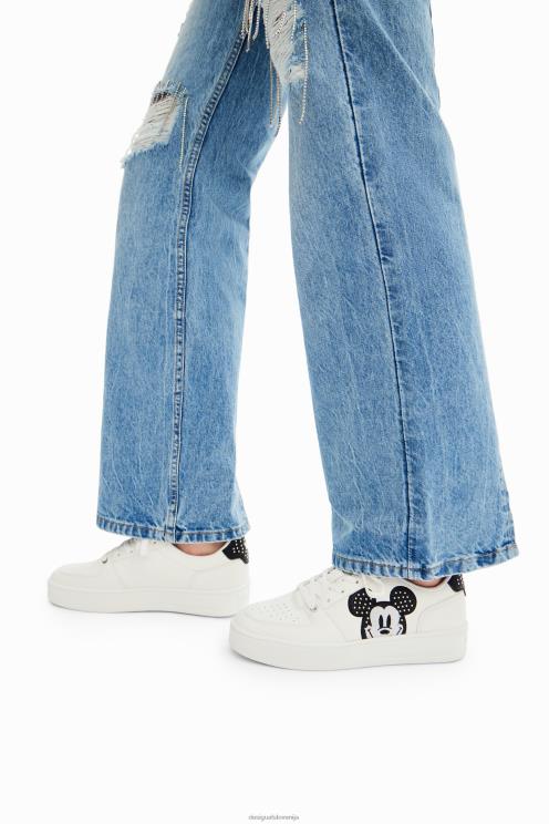 obutev NFXLT1467 ženske Desigual disneyjeve superge z zadrgo Mickey Mouse