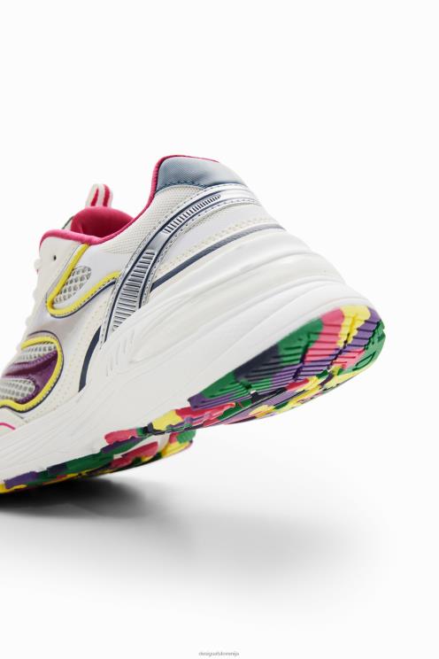 obutev NFXLT1477 ženske Desigual večbarvne tekaške superge