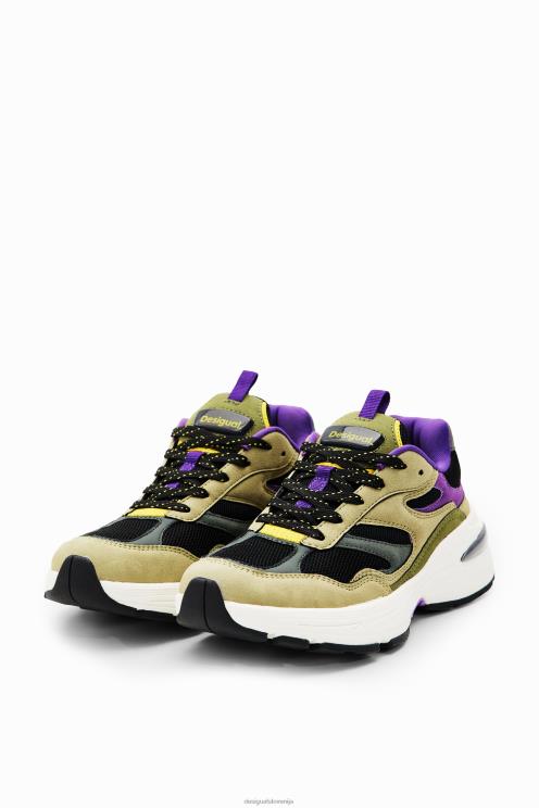 obutev NFXLT1478 ženske Desigual patchwork tekaške superge