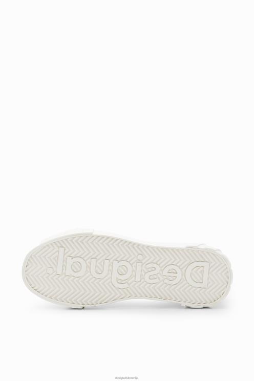 obutev NFXLT1498 ženske Desigual tartanske superge s platformo