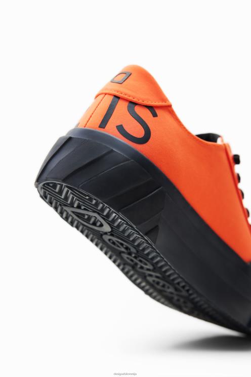 obutev NFXLT1502 ženske Desigual life is awesome superge s platformo