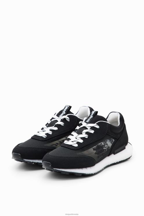 obutev NFXLT1504 ženske Desigual prosojne tekaške superge