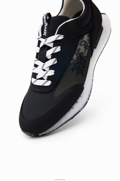 obutev NFXLT1504 ženske Desigual prosojne tekaške superge