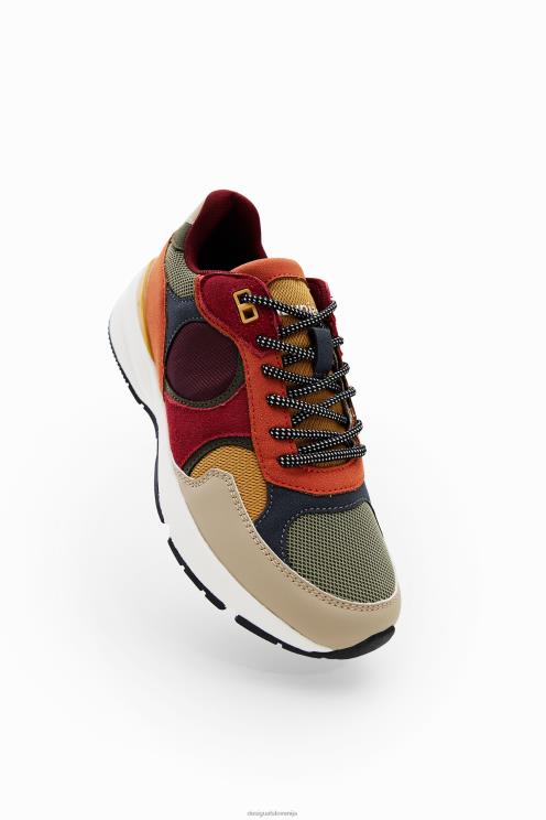 obutev NFXLT1507 ženske Desigual patchwork tekaške superge